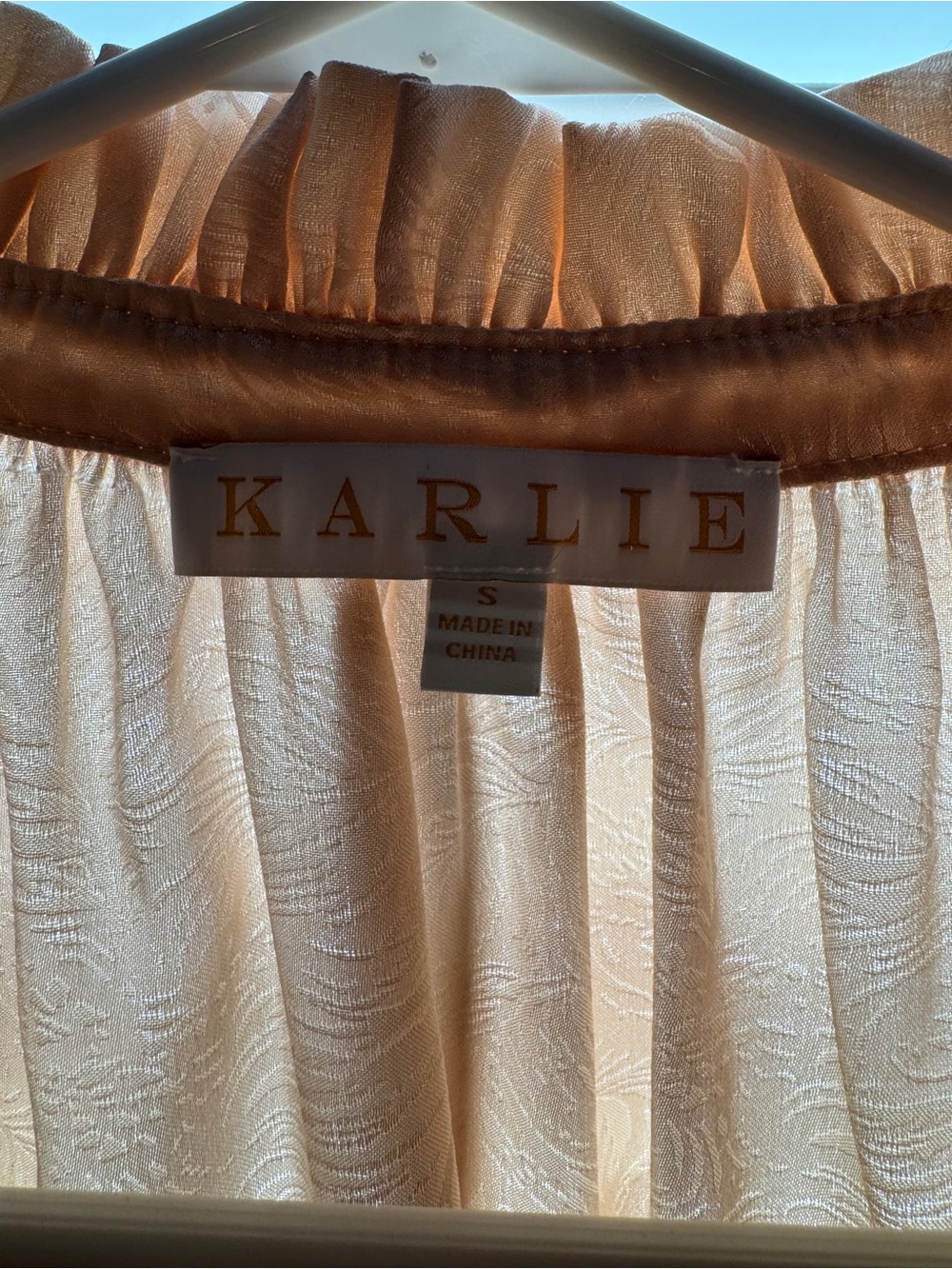 Karlie - V-Neck Long Sleeve Blouse - Picture 4 of 5